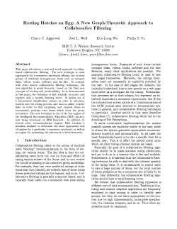 Horting Hatches an Egg: A New Graph