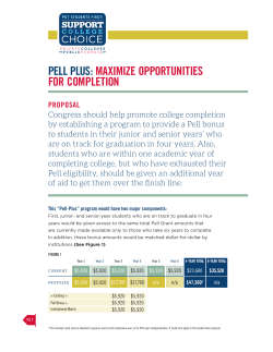 pell plus: maximize opportunities for completion