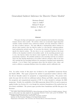 Generalized Indirect Inference for Discrete Choice Models