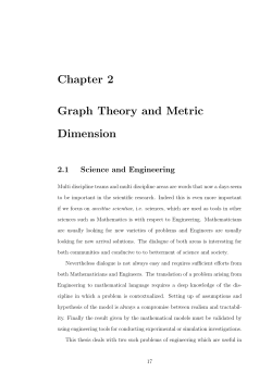 Chapter 2 Graph Theory and Metric Dimension