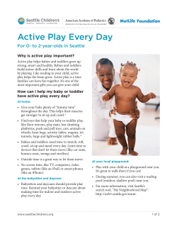 Active Play Every Day - Seattle Children`s Hospital