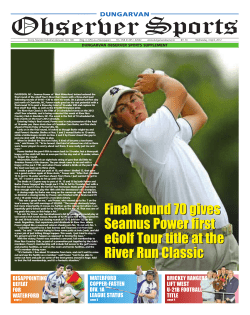 Final Round 70 gives Seamus Power first eGolf Tour title at the River