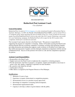 Assistant Coach - City of Ypsilanti