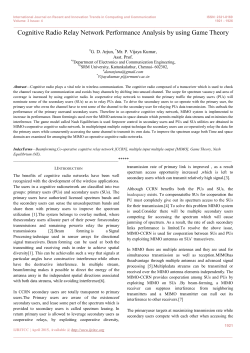 Cognitive Radio Relay Network Performance Analysis by using