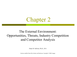 part i. strategic management inputs