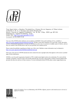 Time Spent below a Random Threshold by a Poisson Driven