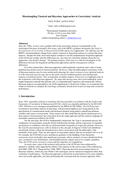 Bayesian versus Frequentist Statistics for Uncertainty Analysis