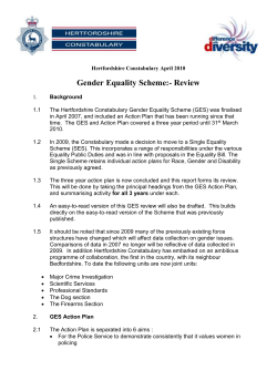 Gender Equality Scheme 2010