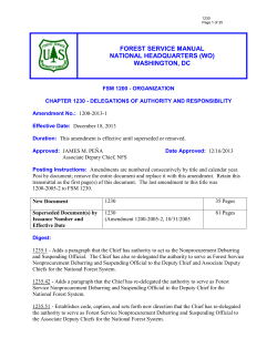 1231.3 - Acting Authority