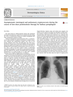 Asymptomatic meningeal and pulmonary cryptococcosis during the