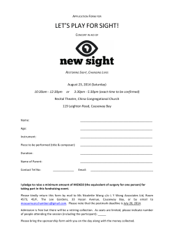 LET`S PLAY FOR SIGHT!