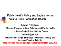 Slides - Medical and Public Health Law Site