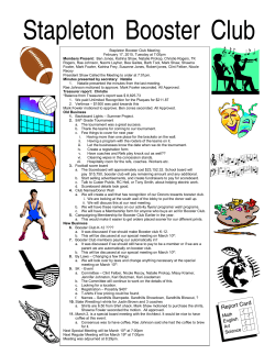 Booster Club - Stapleton Public Schools