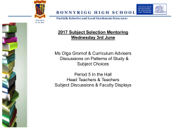 BHS Mentoring - Bonnyrigg High School