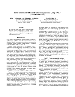 Inter-translation of Biomedical Coding Schemes Using