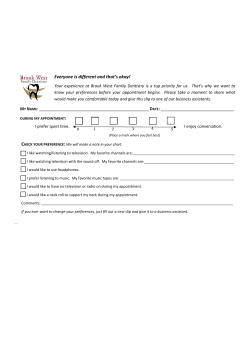 Preferences - Brook West Family Dentistry