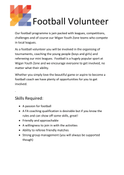 Football volunteer