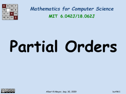 strict partial orders examples