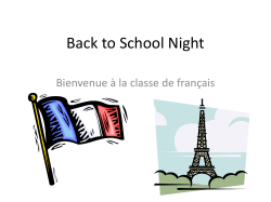 Back to School Night Honors 4