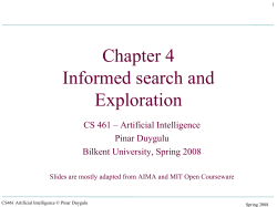 Chapter 4 Informed search and Exploration