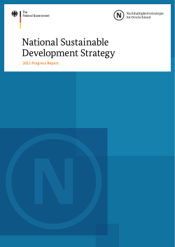 National Sustainable Development Strategy