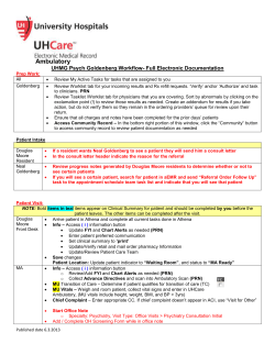 Electronic AEMR Practice Workflow