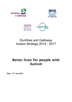 Better lives for people with Autism