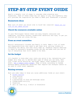 Step by Step Guide - Canadian Cancer Society