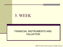 Bond Valuation