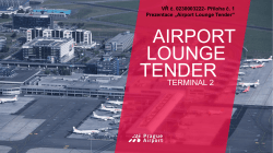 AIRPORT LOUNGE TENDER