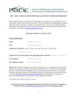 Executive Board Position Application