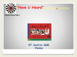 Thank You for Hearing Us Austria