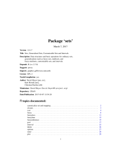 Package `sets`