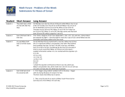 Submissions for Boxes of Cereal