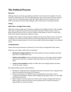 The Political Process