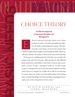 choice theory - Circle
