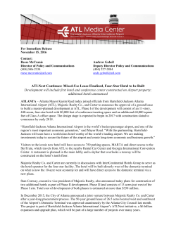 ATLNext Continues: Mixed-Use Lease Finalized, Four