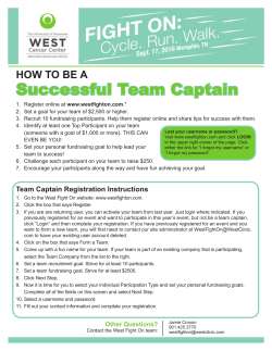 Successful Team Captain