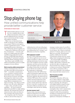 Stop playing phone tag