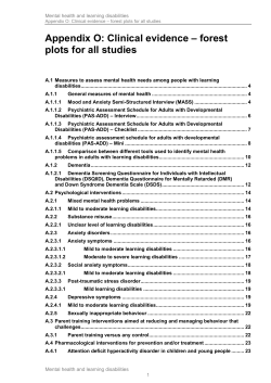 NICE Guideline Template