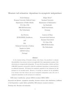 Bivariate tail estimation: dependence in asymptotic independence
