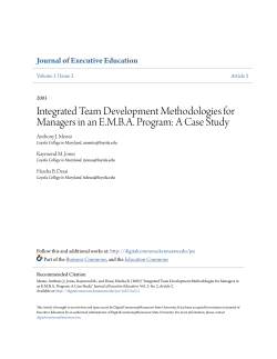 Integrated Team Development Methodologies for Managers in an