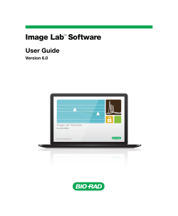 Image Lab Software User Guide - Bio-Rad