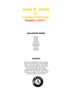Book Title: Junie B. Jones Is Captain Field Day