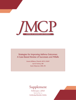 Strategies for Improving Asthma Outcomes: A Case