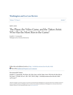 The Player, the Video Game, and the Tattoo Artist