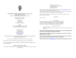 Game used will be ducks - English Springer Spaniel Field Trial