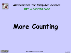 Incl-Excl Formula: Proof