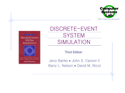 Discrete-Event System Simulation