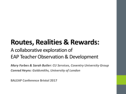 Making EAP materials more accessible to students